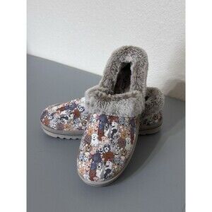 Skechers Slip In Bobs Too Cozy Pooch Parade Indoor Outdoor US Size 9.5